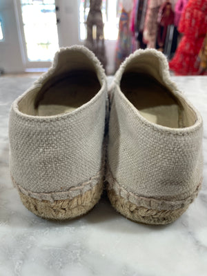 CHANEL Linen CC Espadrilles