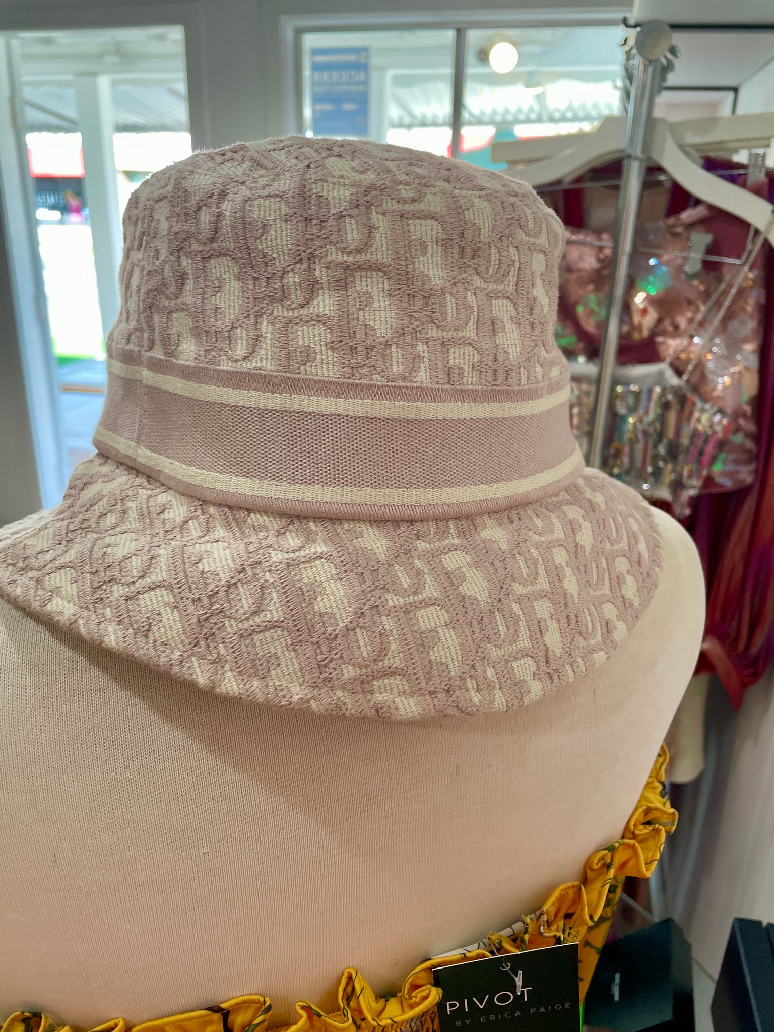 Dior Oblique Small Brim Bucket Hat