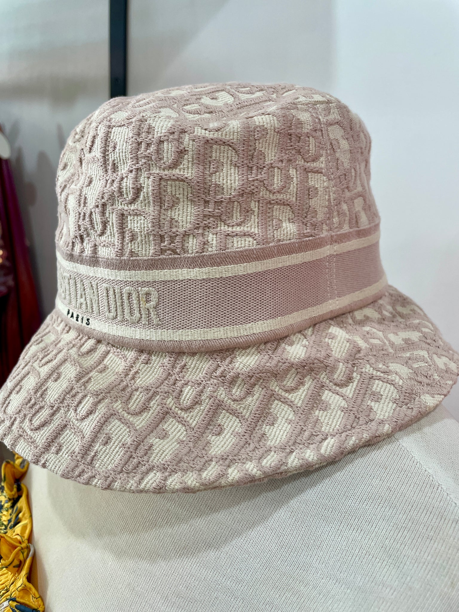 Dior Oblique Small Brim Bucket Hat