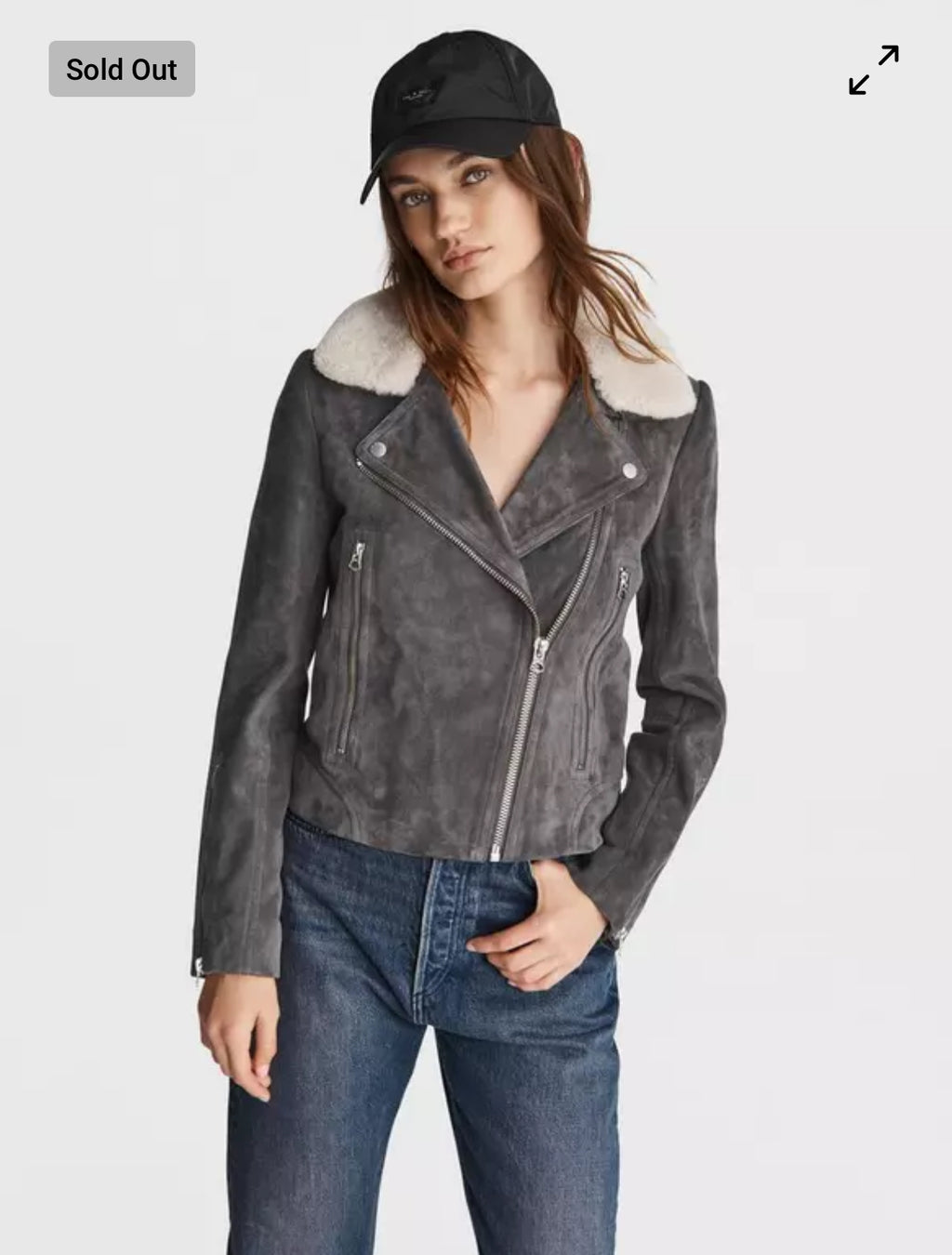 Rag & Bone Mack Suede Jacket