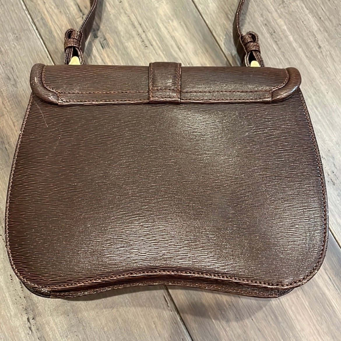 1995 Barry Kieselstein-Cord Brown Lux Leather Mini Handbag