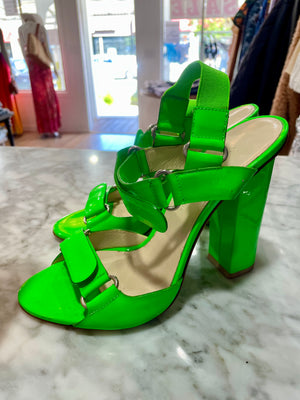 Christopher Kane Neon Patent Sandals